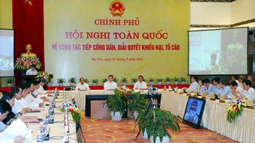 ກອງປະຊຸມທົ່ວປະເທດ ກ່ຽວກັບວຽກງານຕ້ອນ ຮັບພົນລະເມືອງ, ແກ້ໄຂການກ່າວຟ້ອງ, ຮ້ອງທຸກ